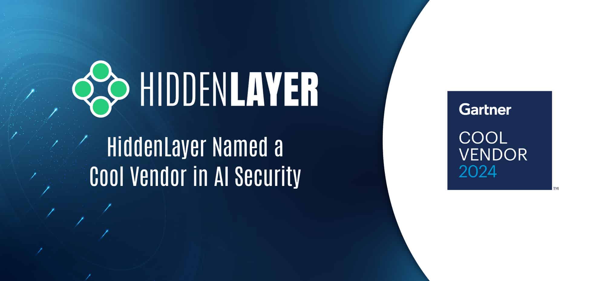 Hidden Layer logo and the Gartner cool vendor 2024 award