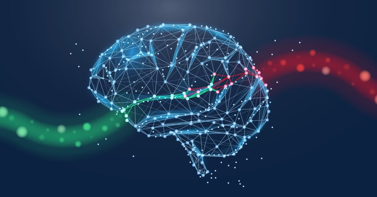 An AI image of a brain